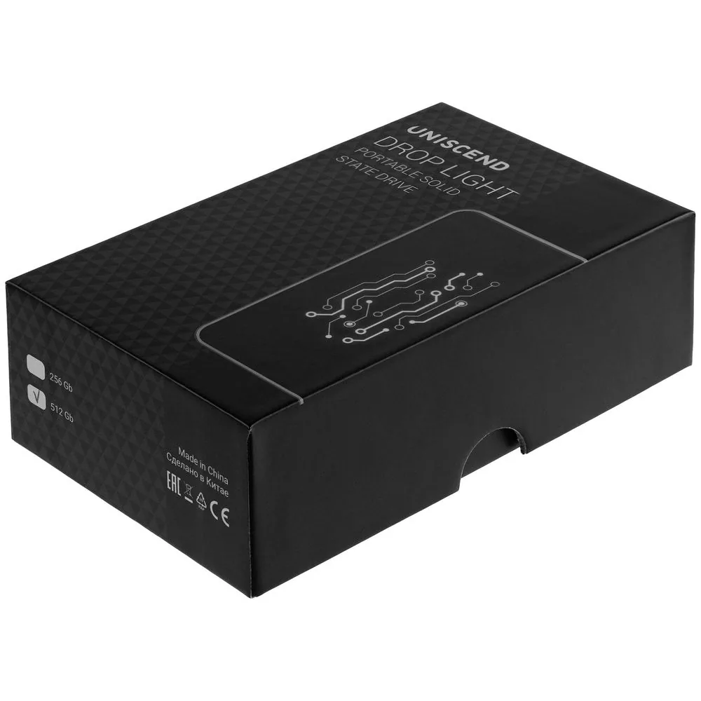 Внешний SSD диск Drop Light, с подсветкой гравировки, 512 Гб фото 11