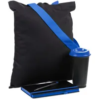 Набор Velours Bag, черный с синим фото 2