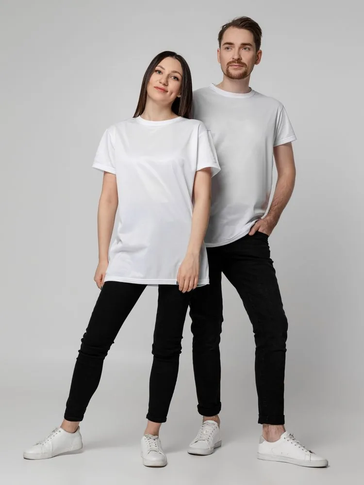 Футболка унисекс для сублимации Paint Tee, белая, размер 56 фото 13