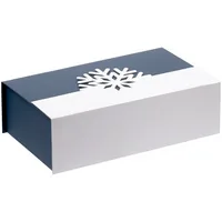 Коробка Snowish, синяя с белым фото 2