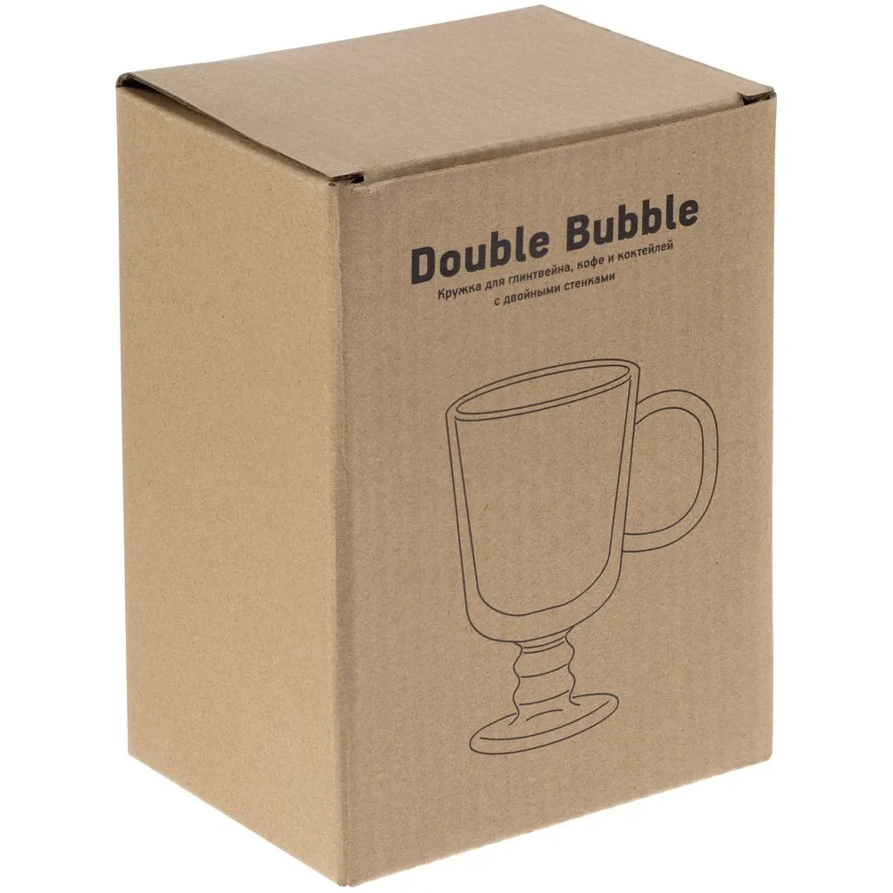 Кружка с двойными стенками для глинтвейна и коктейлей Double Bubble фото 6