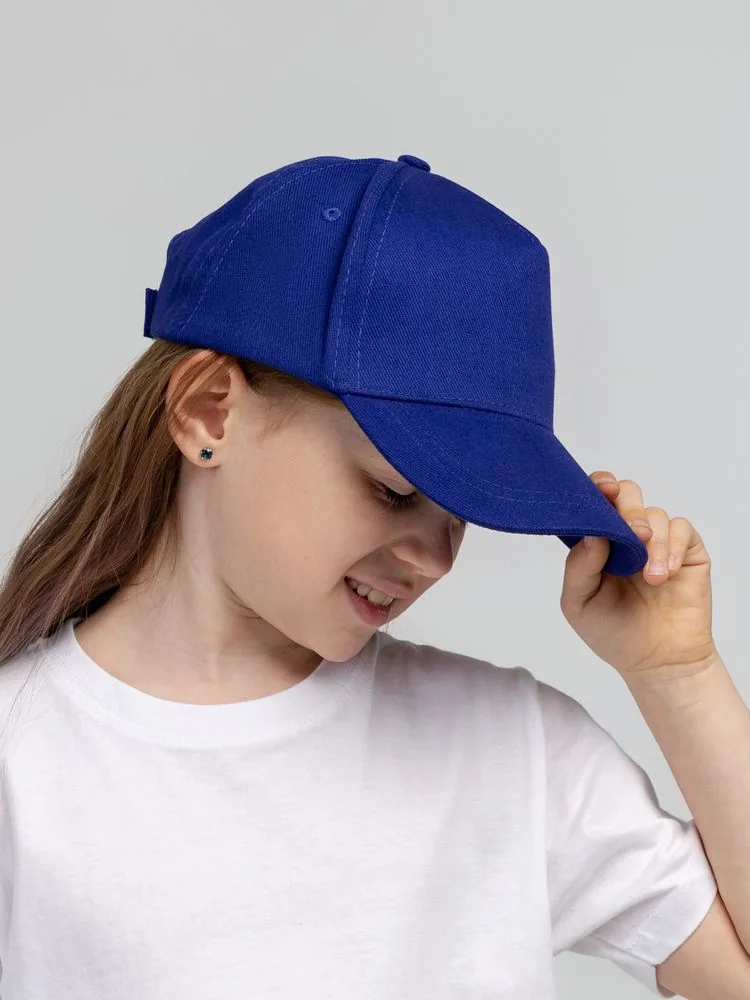 Бейсболка детская Standard Kids, синяя фото 6