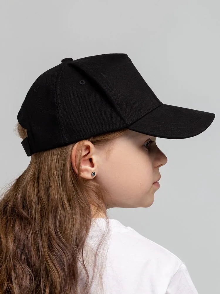 Бейсболка детская Standard Kids, черная фото 7