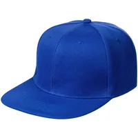 Бейсболка Snapback с прямым козырьком, ярко-синяя фото 2