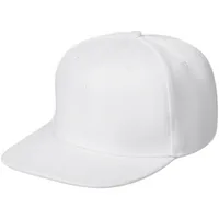 Бейсболка Snapback с прямым козырьком, белая фото 2
