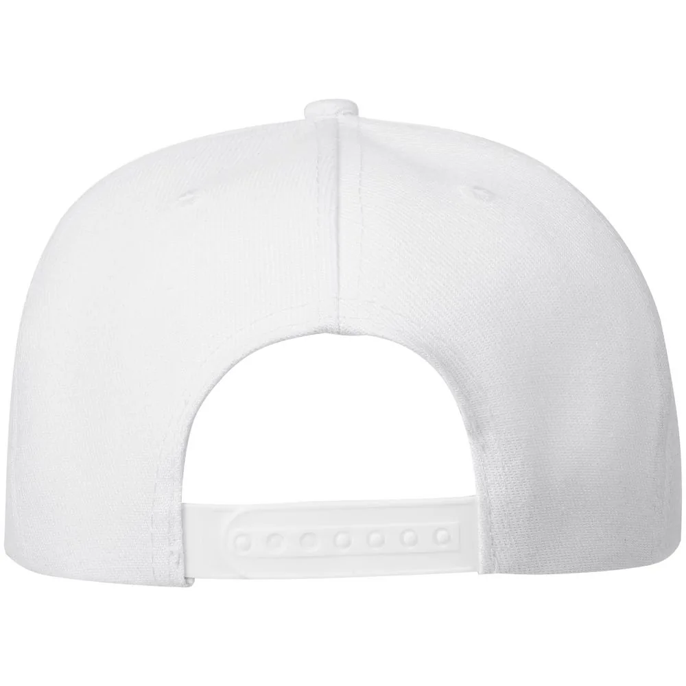 Бейсболка Snapback с прямым козырьком, белая фото 4