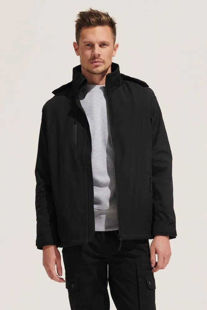 Куртка-трансформер унисекс Falcon, синяя, размер L фото 7