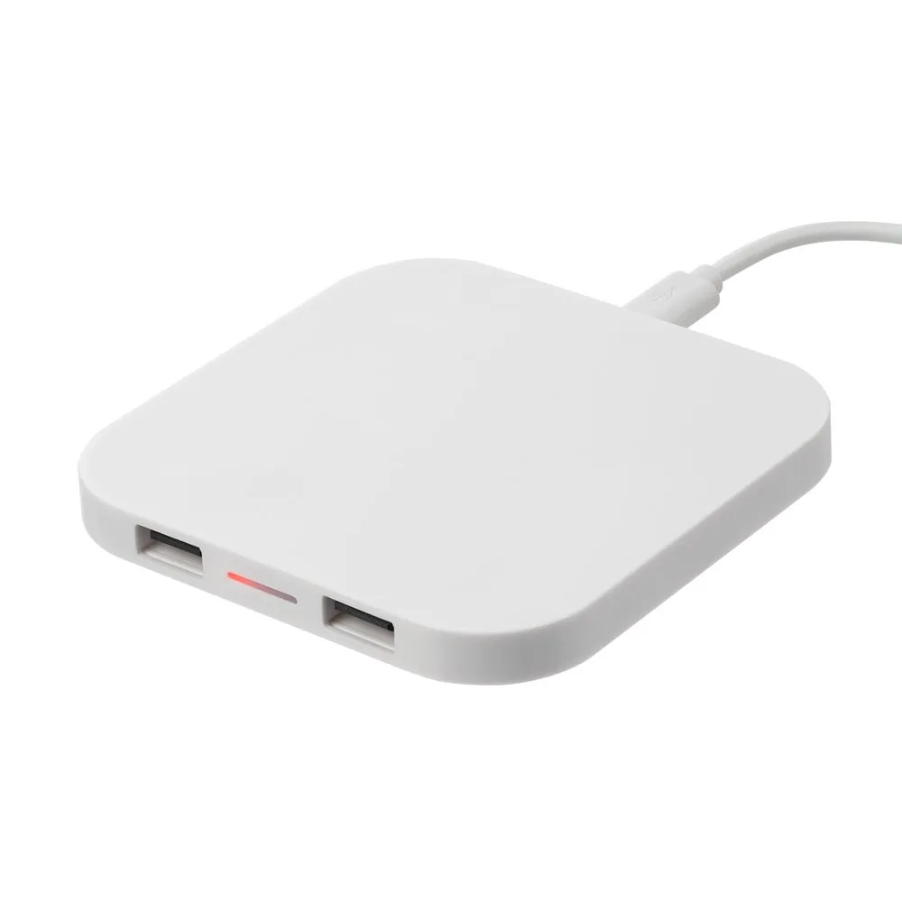 Беспроводное зарядное устройство Interra Plus, белое фото 9