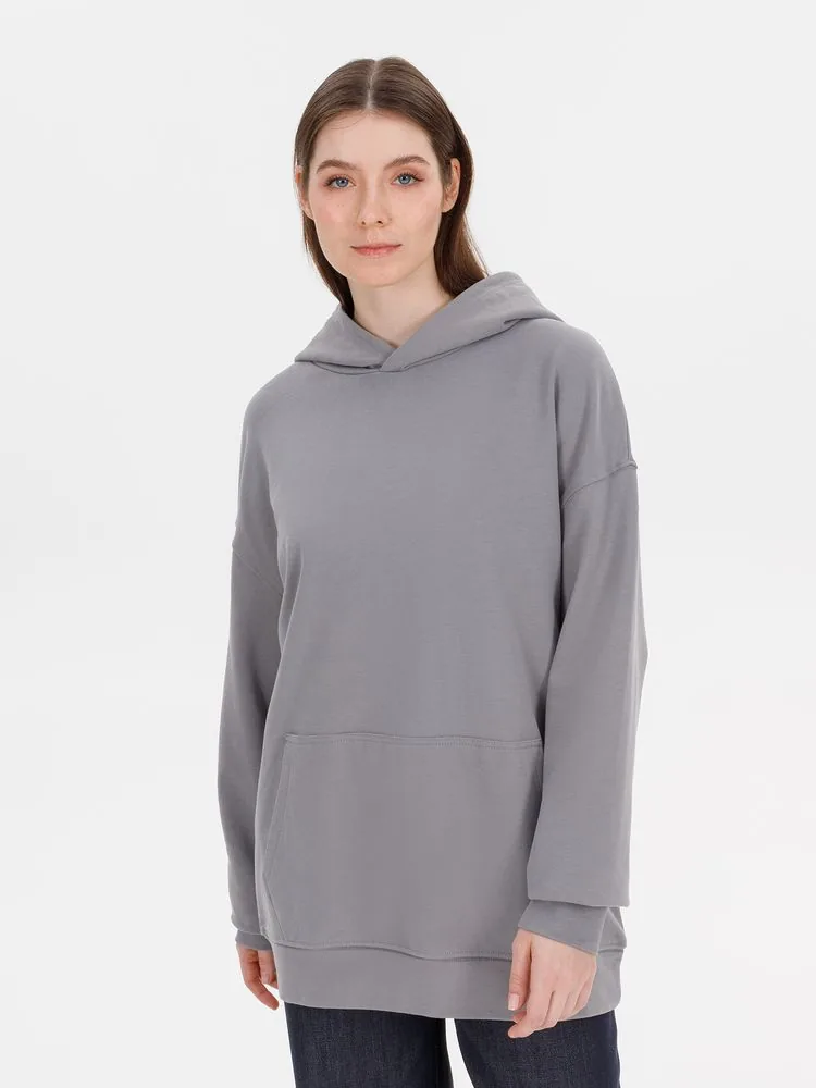 Худи оверсайз унисекс Outshine, серое, размер XL/2XL фото 7
