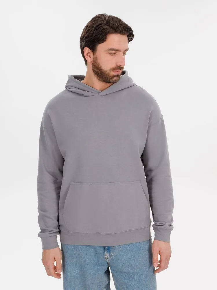 Худи оверсайз унисекс Outshine, серое, размер XL/2XL фото 10