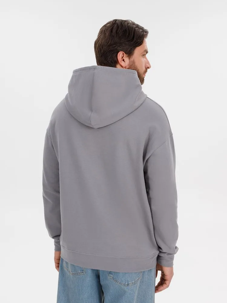 Худи оверсайз унисекс Outshine, серое, размер XL/2XL фото 11