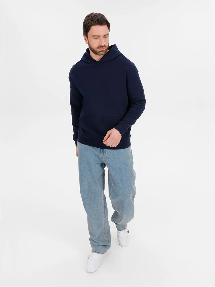 Худи оверсайз унисекс Outshine, темно-синее, размер XL/2XL фото 10