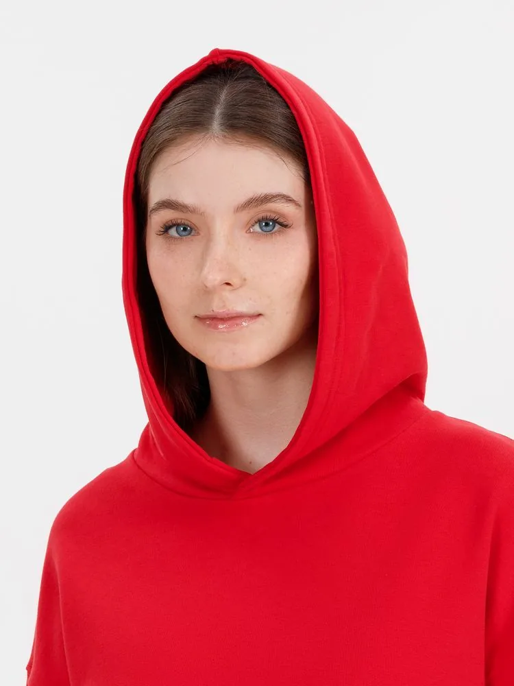 Худи оверсайз унисекс Outshine, красное, размер XL/2XL фото 8