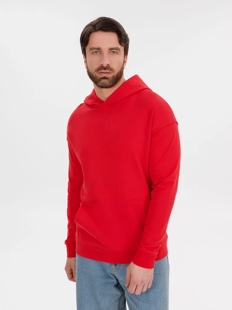 Худи оверсайз унисекс Outshine, красное, размер XL/2XL фото 10