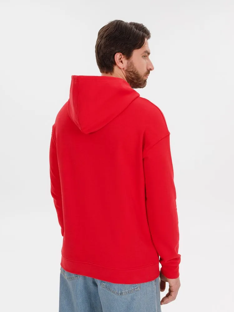 Худи оверсайз унисекс Outshine, красное, размер XL/2XL фото 11