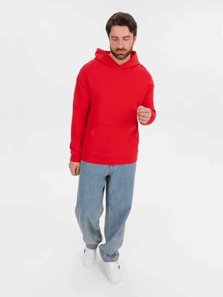 Худи оверсайз унисекс Outshine, красное, размер XL/2XL фото 14