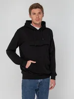 Худи унисекс с карманом на груди Chest Pocket, черное, размер XS/S фото 2