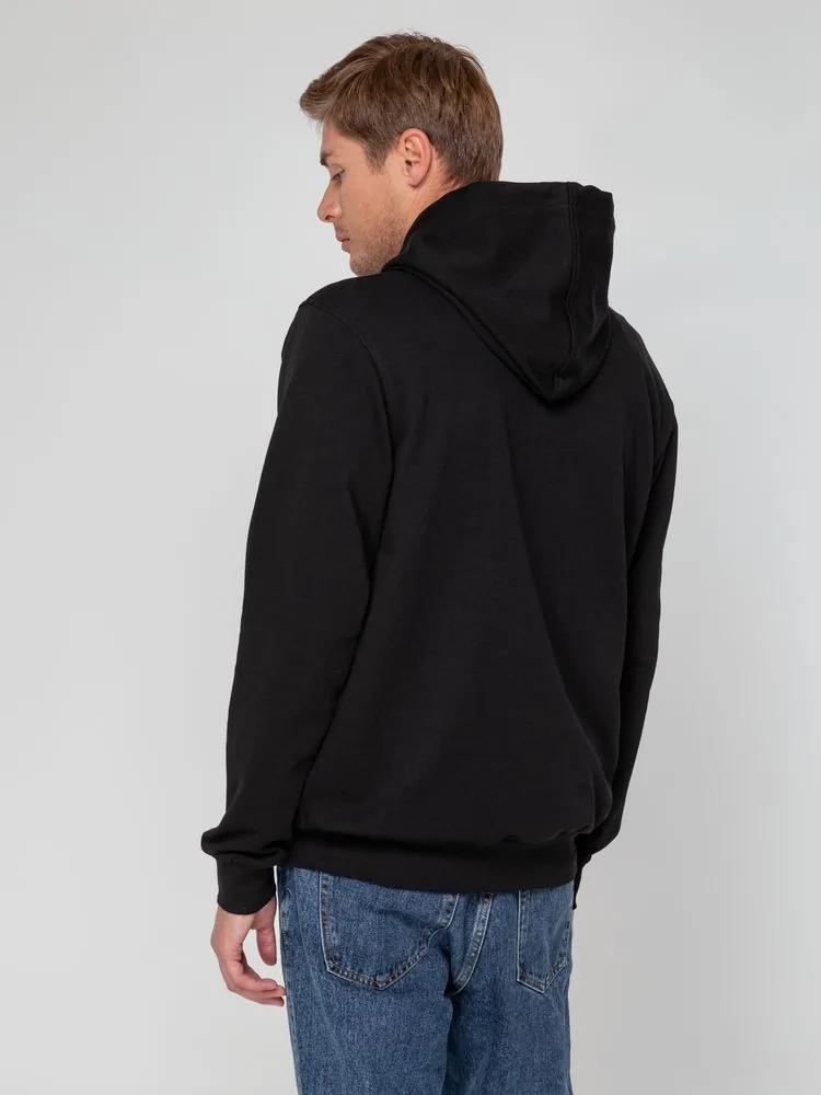 Худи унисекс с карманом на груди Chest Pocket, черное, размер M/L фото 14
