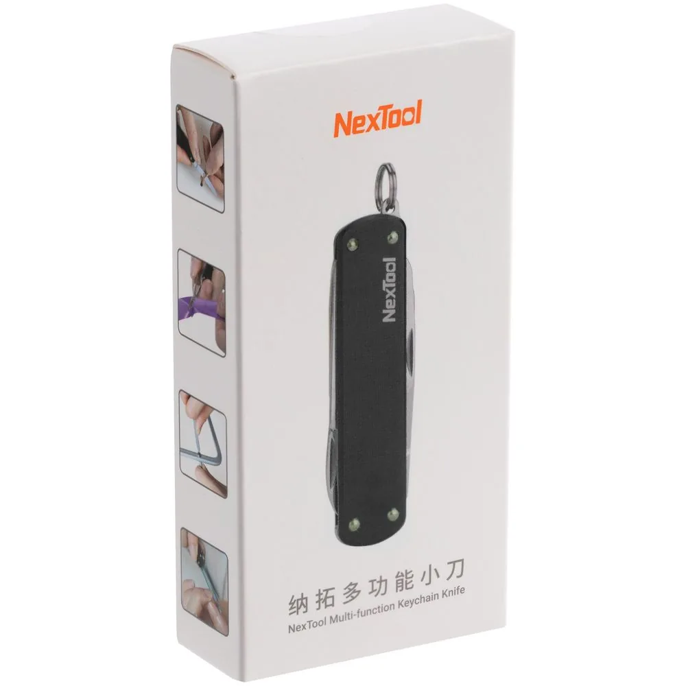 Нож-брелок NexTool Mini, черный фото 4