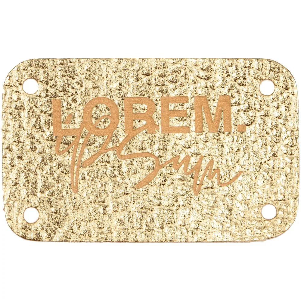 Лейбл Corolla Metal, S, золотой фото 4