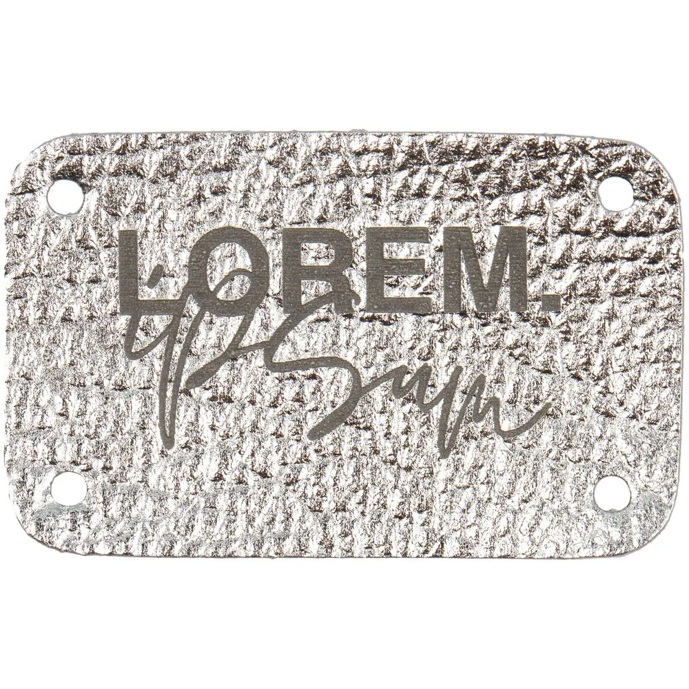 Лейбл Corolla Metal, S, серебристый фото 4