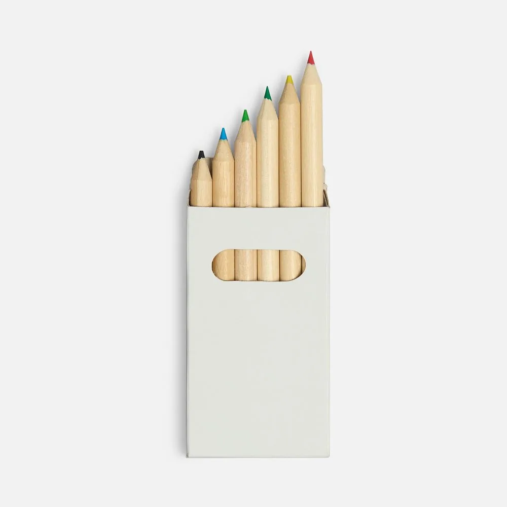 Набор цветных карандашей Pencilvania Mini, белый фото 3