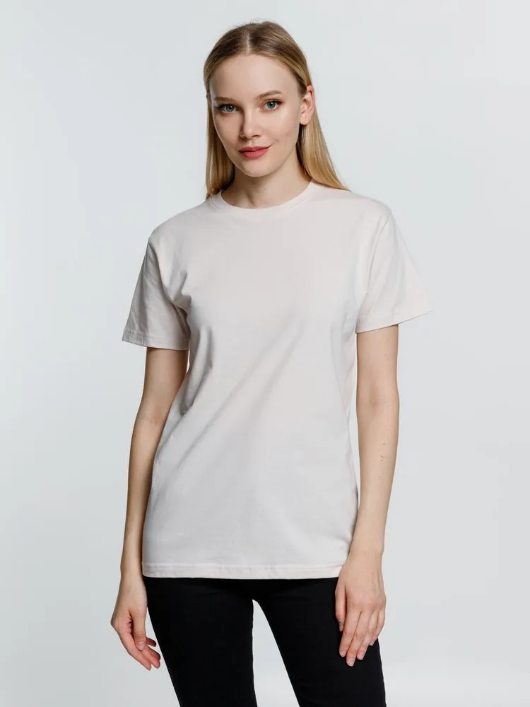 Футболка унисекс T-Bolka 160, молочно-белая, размер S фото 9