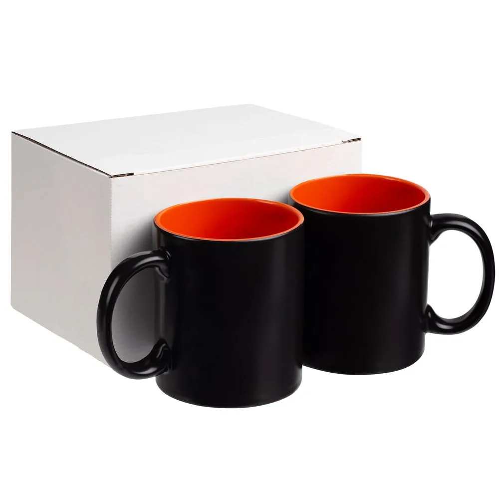 Коробка Couple Cup под 2 кружки, большая, белая фото 4
