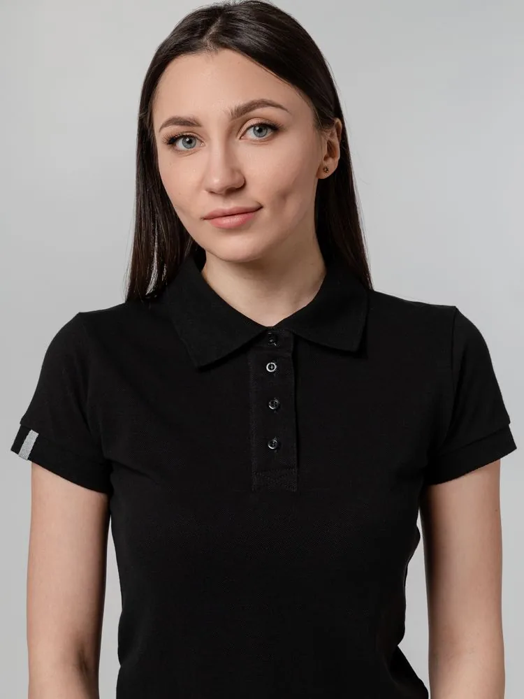 Рубашка поло женская Virma Premium Lady, черная, размер 3XL фото 11