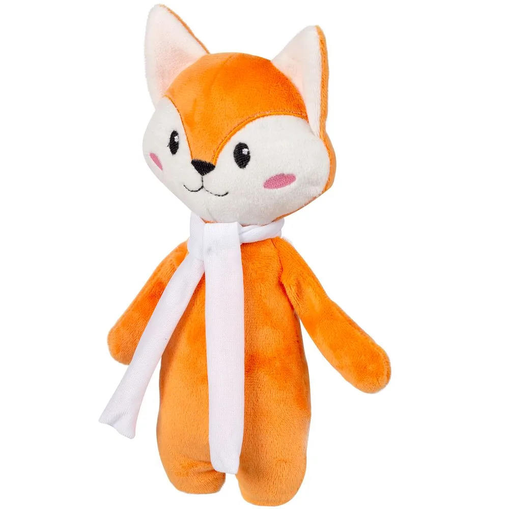 Мягкая игрушка Beastie Toys, лисенок с белым шарфом фото 3