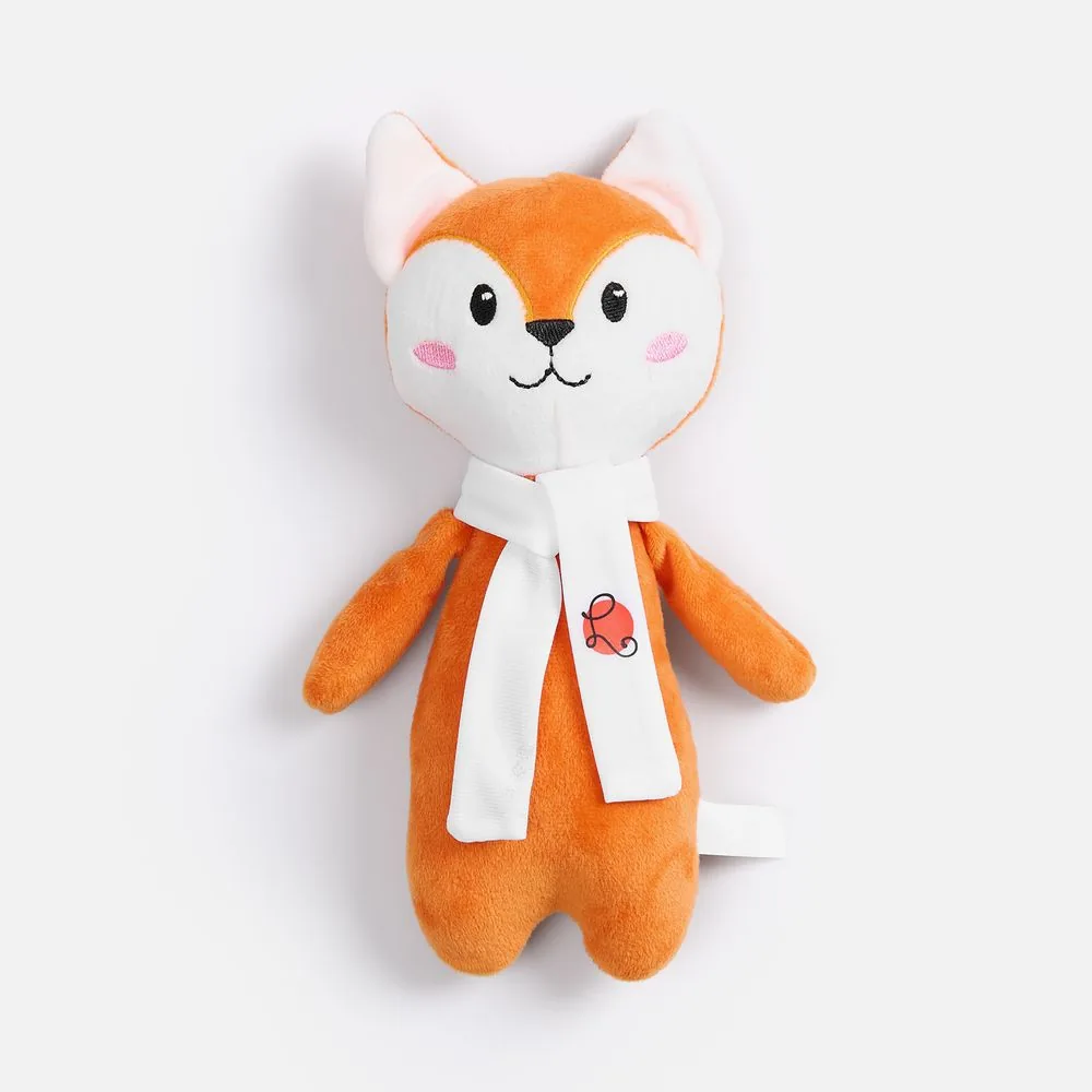 Мягкая игрушка Beastie Toys, лисенок с белым шарфом фото 10