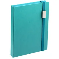 Ежедневник New Factor Metal, бирюзовый фото 2