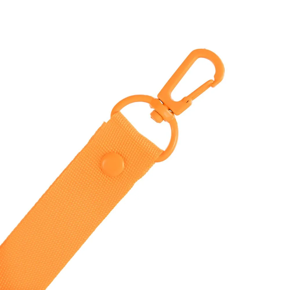 Застежка-карабин Snap Hook, M, оранжевый неон фото 4