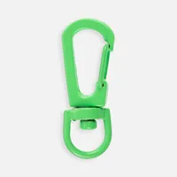 Застежка-карабин Snap Hook, S, зеленый неон фото 2