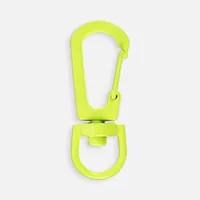 Застежка-карабин Snap Hook, S, желтый неон фото 2