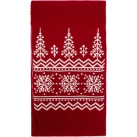 Шарф Elnik, красный с молочно-белым фото 2