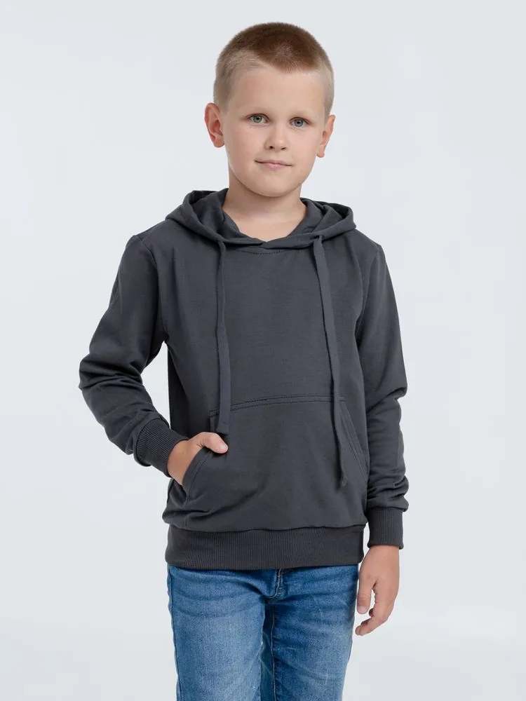 Худи детское Kirenga Kids 2.0, темно-серое (графит), 14 лет фото 4