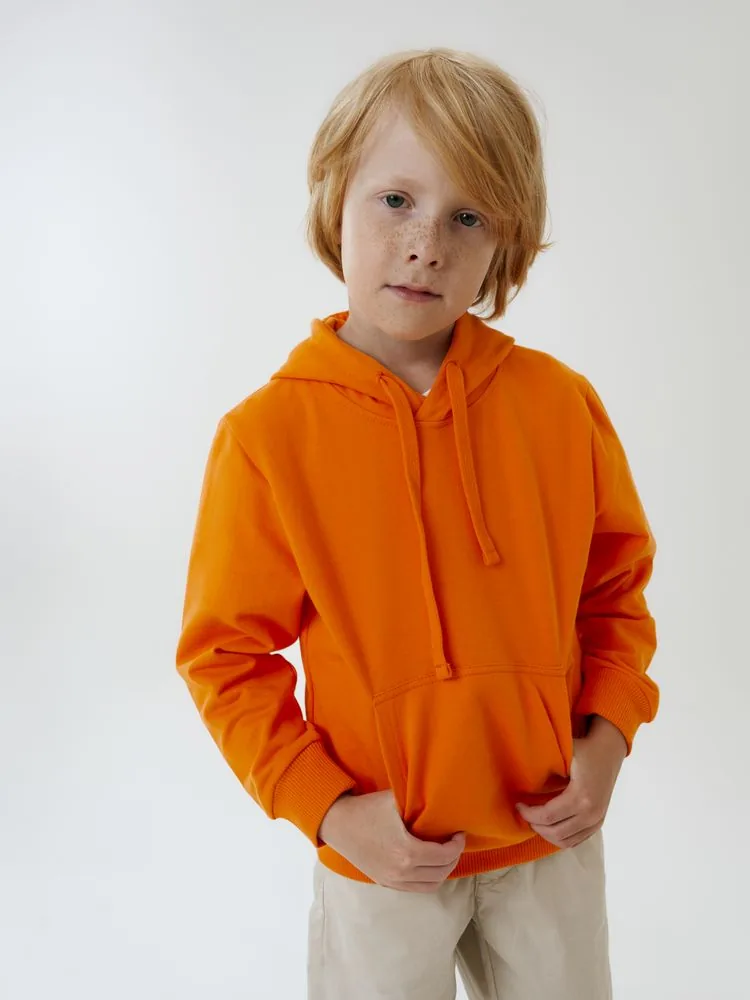 Худи детское Kirenga Kids 2.0, оранжевое, 10 лет фото 7