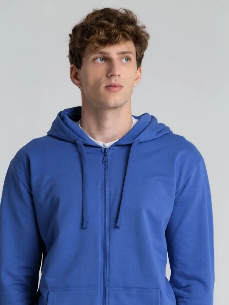 Толстовка на молнии с капюшоном Siverga 2.0, ярко-синяя, размер L фото 8