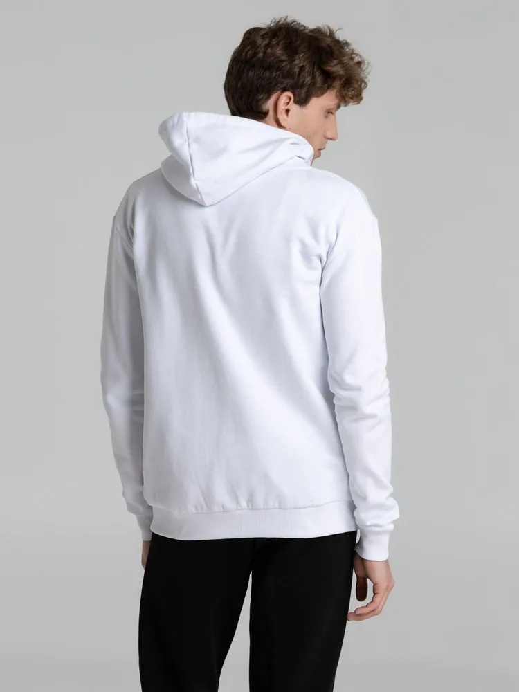Толстовка на молнии с капюшоном Siverga Heavy 2.0, белая, размер XS фото 8