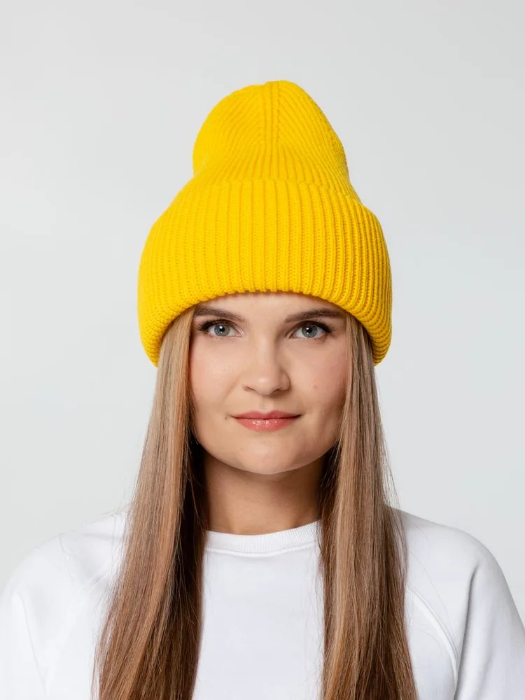 Шапка Flette, желтая фото 6
