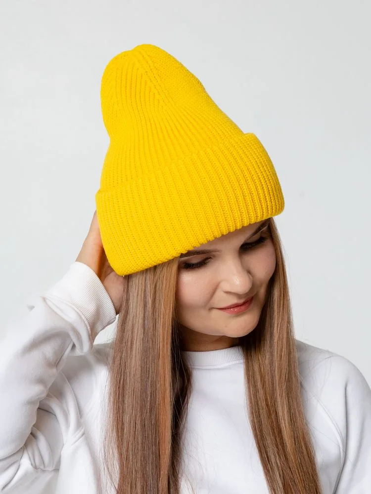 Шапка Flette, желтая фото 7