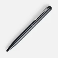 Ручка шариковая Scribo, матовая черная фото 2