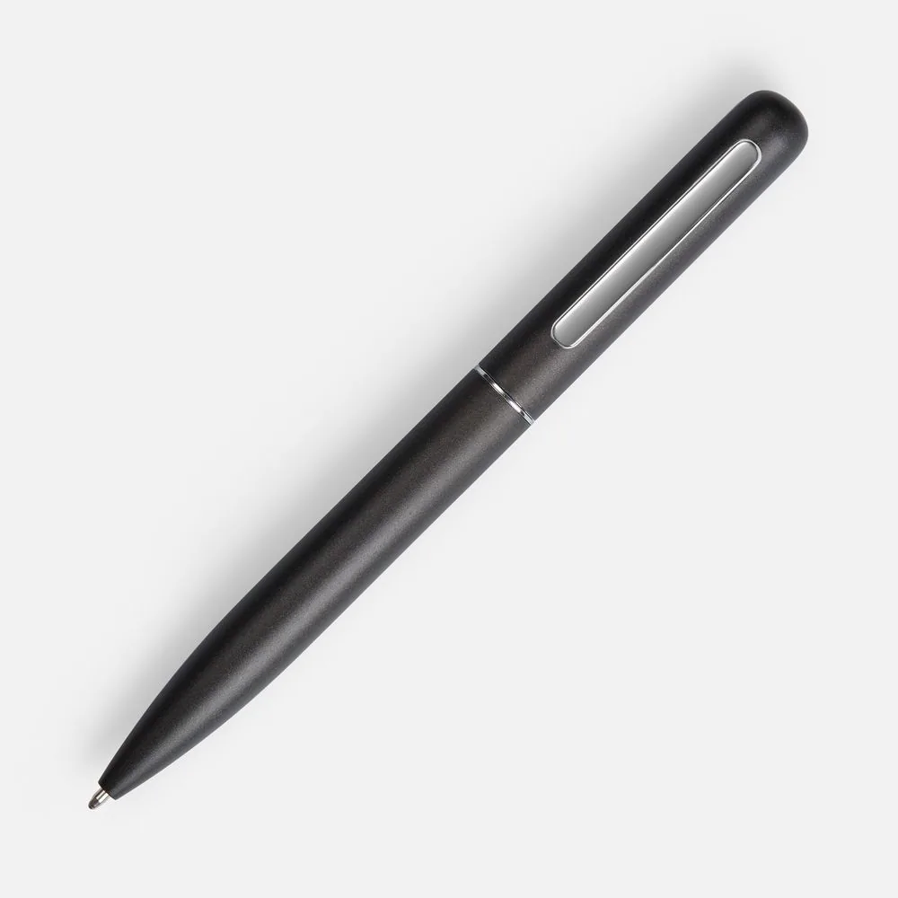 Ручка шариковая Scribo, матовая серая
