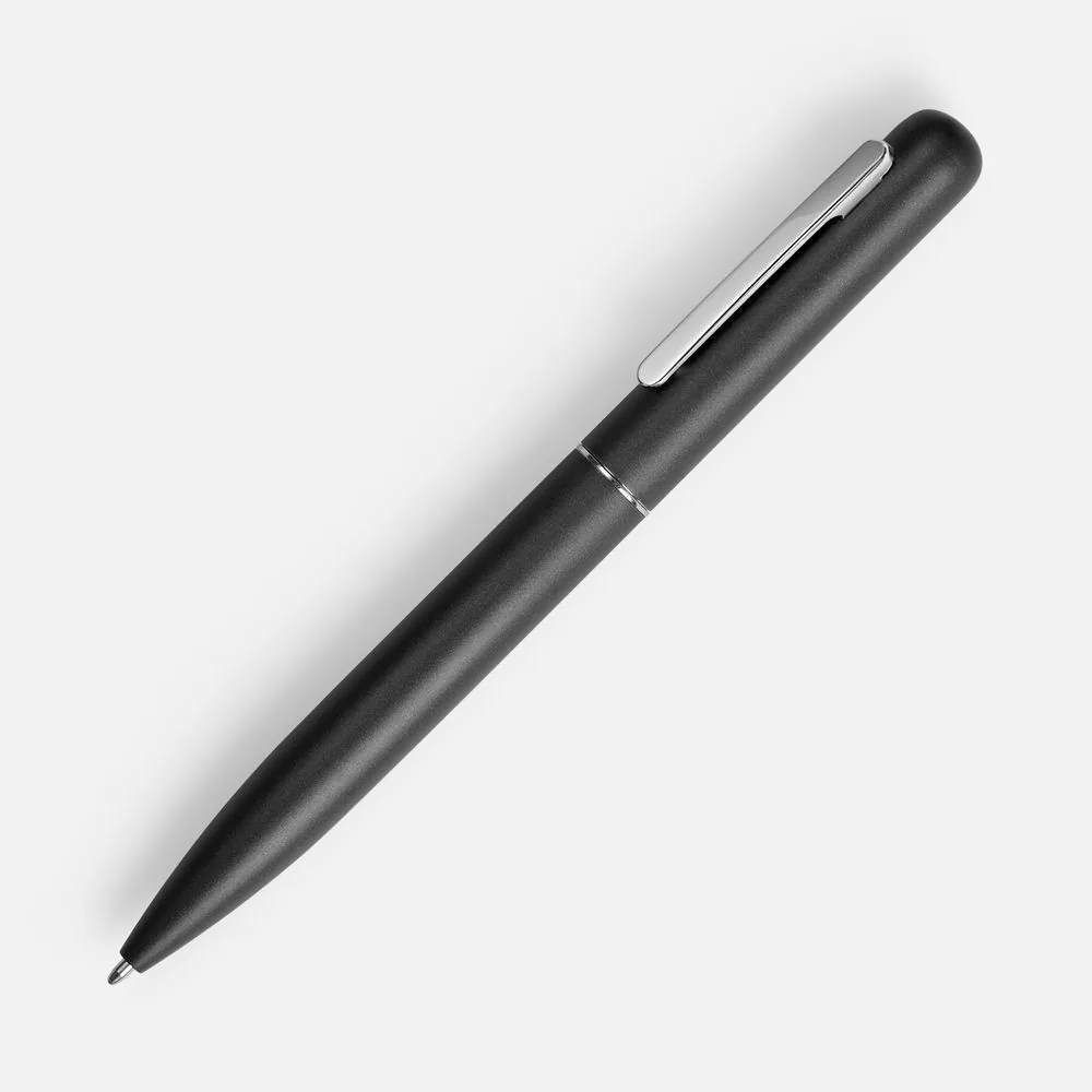 Ручка шариковая Scribo, матовая серая фото 3