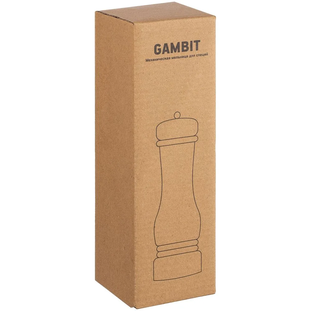 Механическая мельница для специй Gambit, черная фото 8