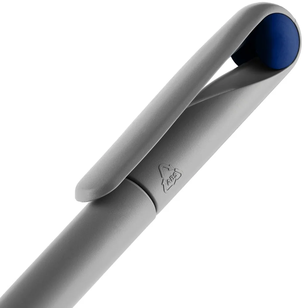 Ручка шариковая Prodir DS1 TMM Dot, серая с синим фото 6