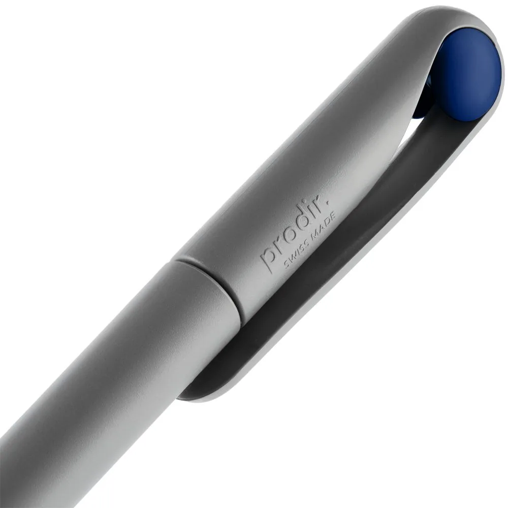 Ручка шариковая Prodir DS1 TMM Dot, серая с синим фото 7
