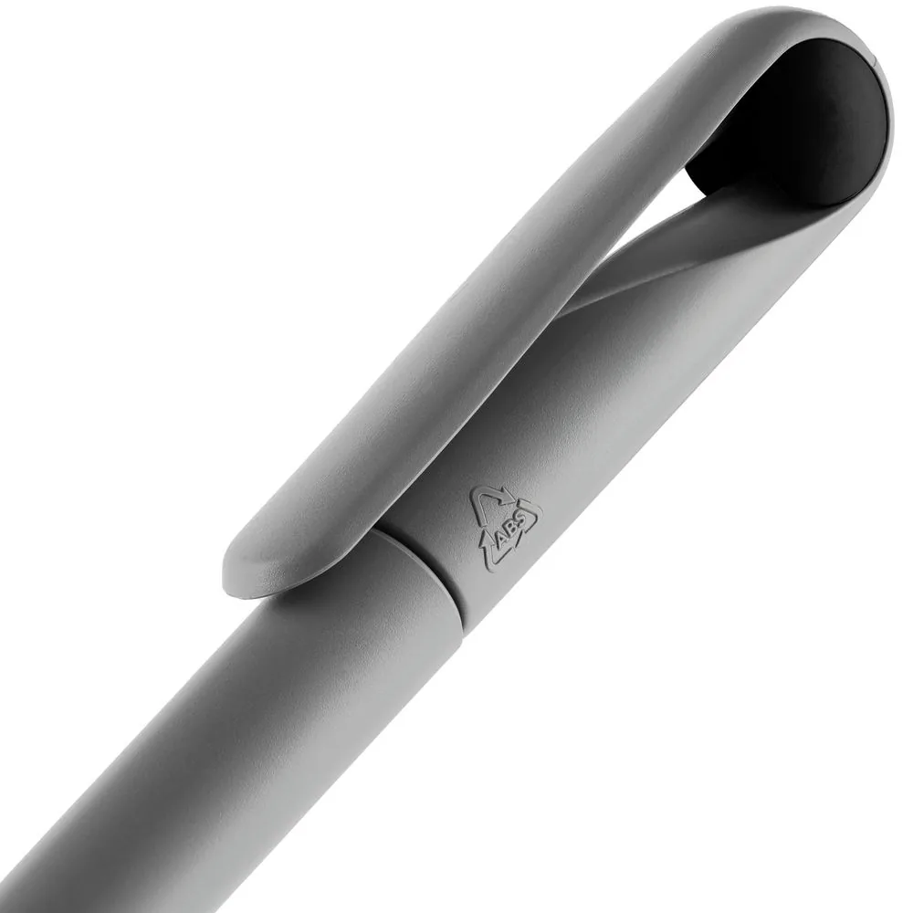 Ручка шариковая Prodir DS1 TMM Dot, серая с черным фото 6