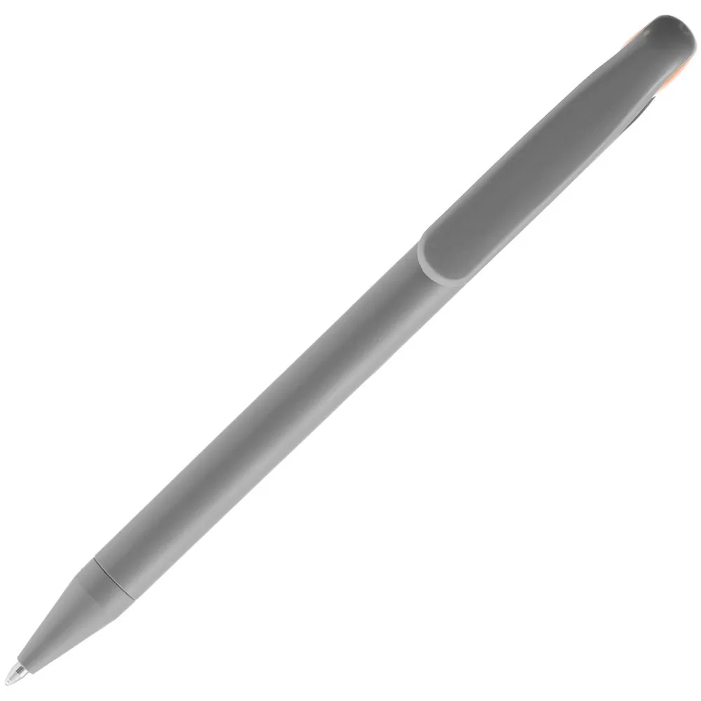 Ручка шариковая Prodir DS1 TMM Dot, серая с оранжевым фото 5